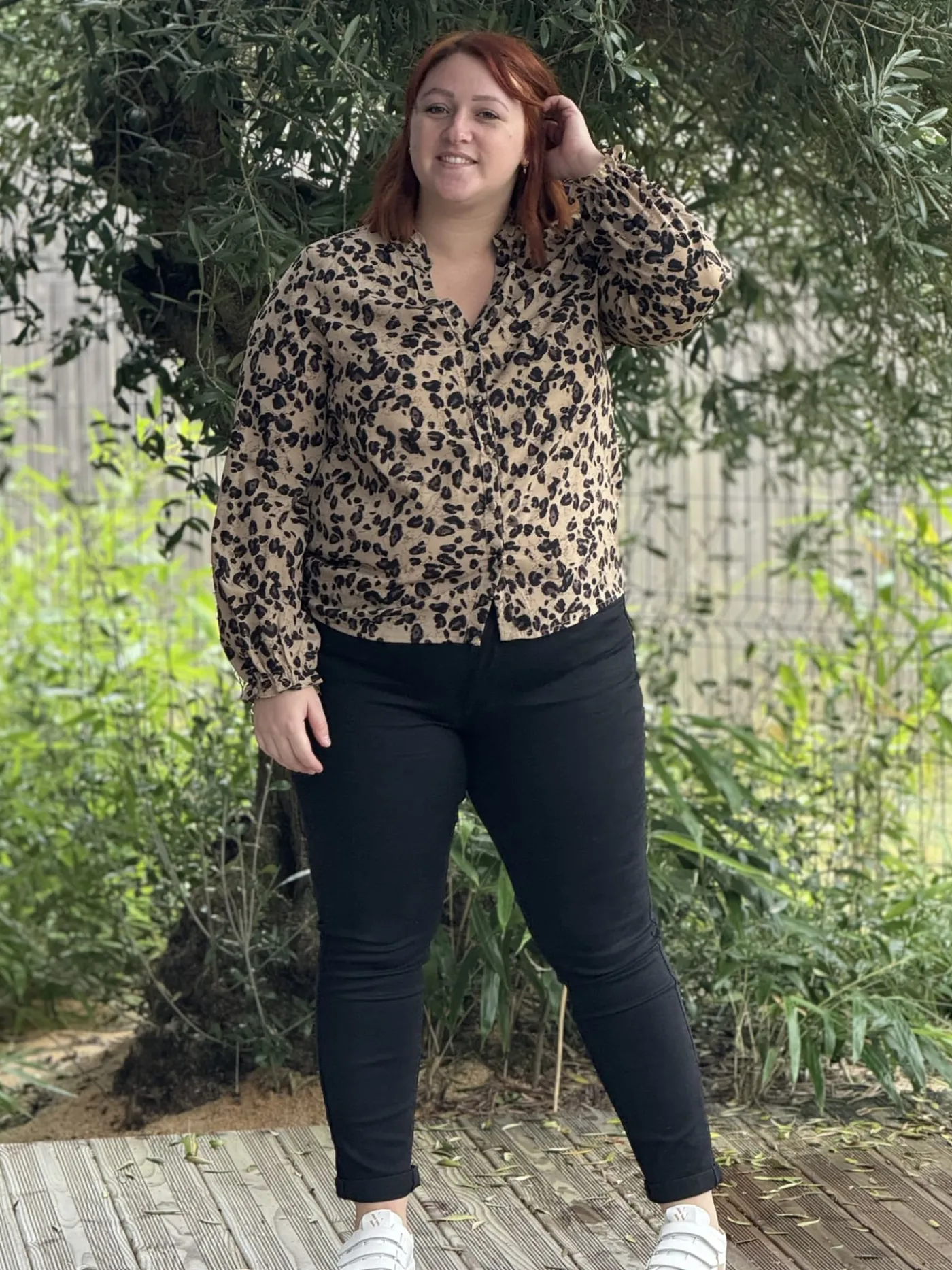 Mademoiselle Marcelle Curvy ❤️ | Léopard ??*Blouse Rosalie