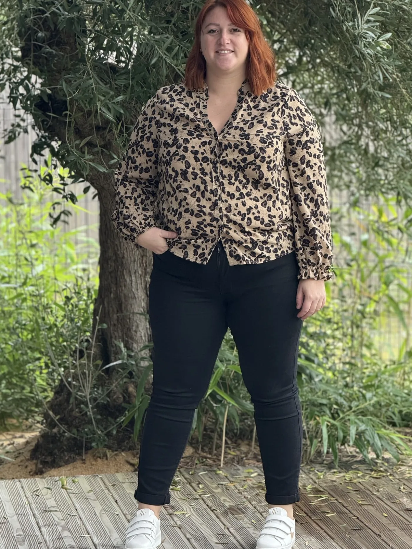Mademoiselle Marcelle Curvy ❤️ | Léopard ??*Blouse Rosalie