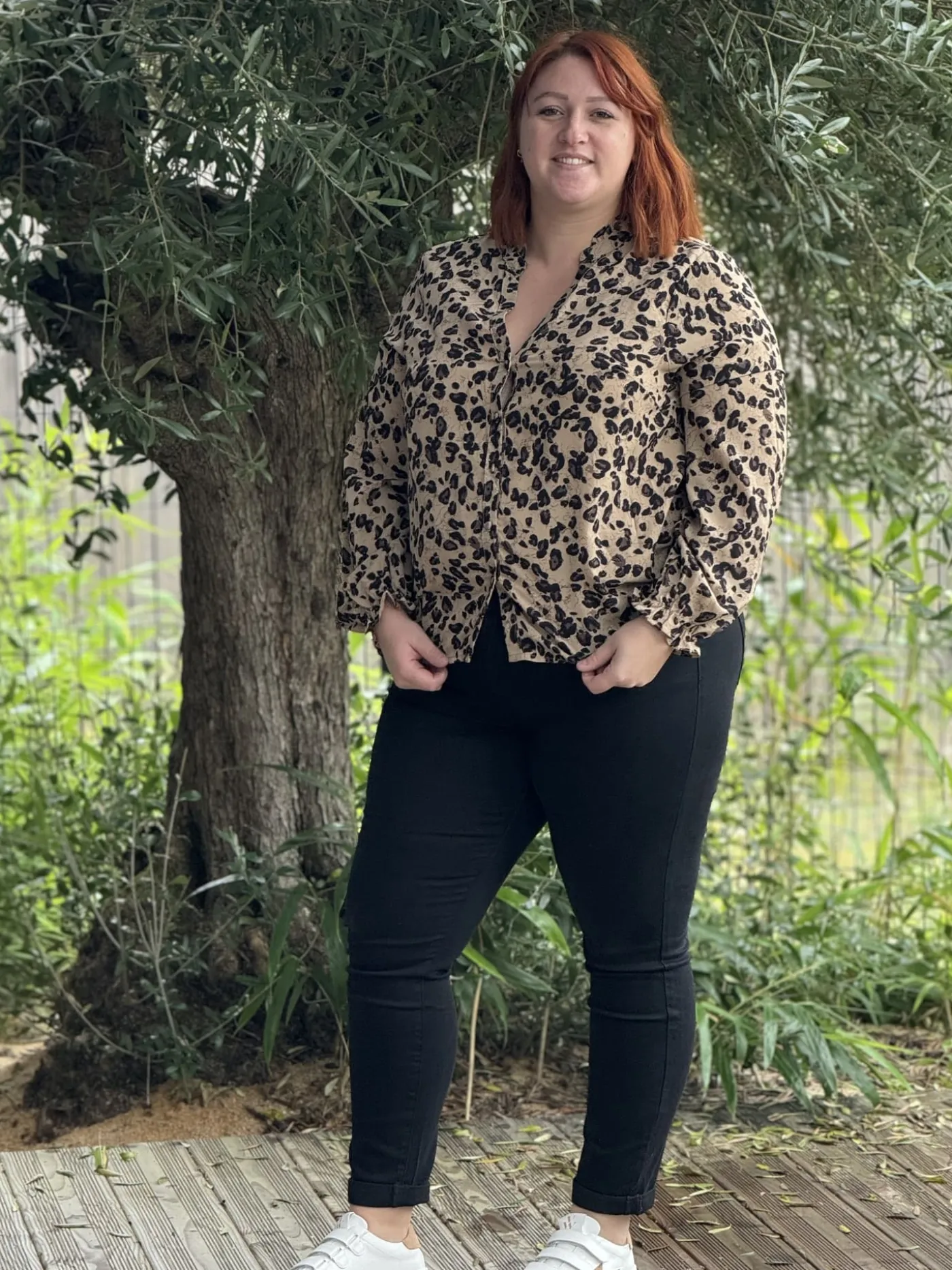 Mademoiselle Marcelle Curvy ❤️ | Léopard ??*Blouse Rosalie