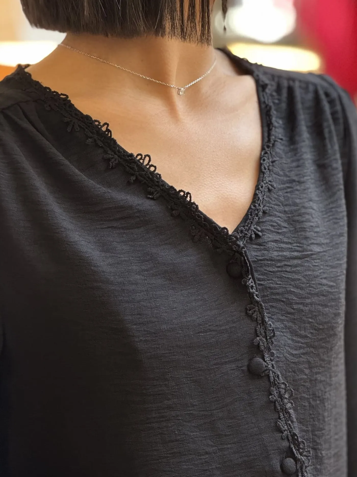 Mademoiselle Marcelle Tops, Blouses Et Chemises*Chemisier Servane