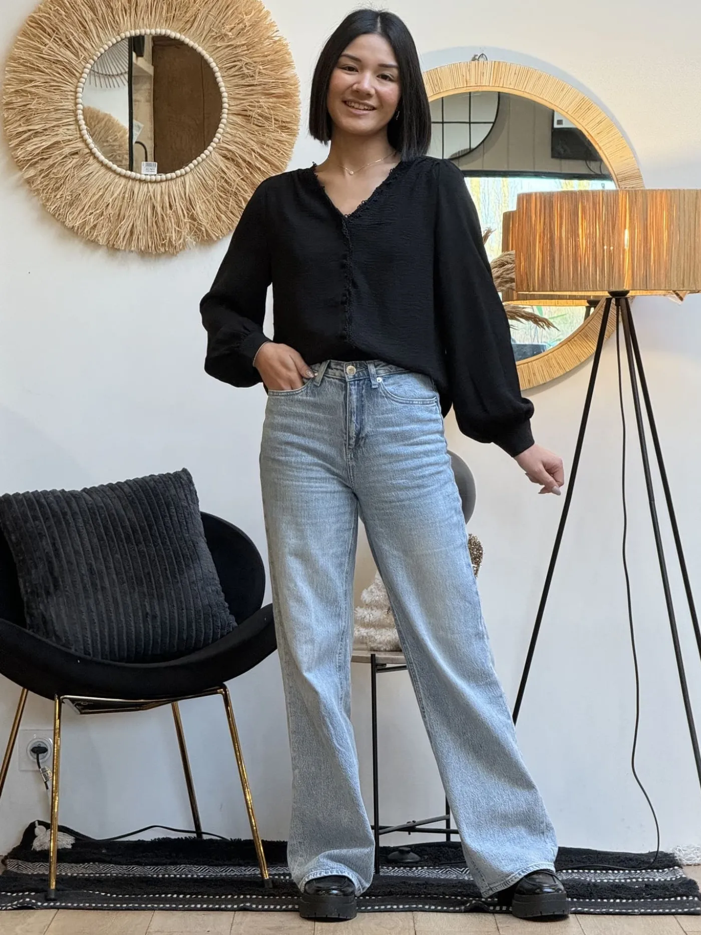 Mademoiselle Marcelle Tops, Blouses Et Chemises*Chemisier Servane