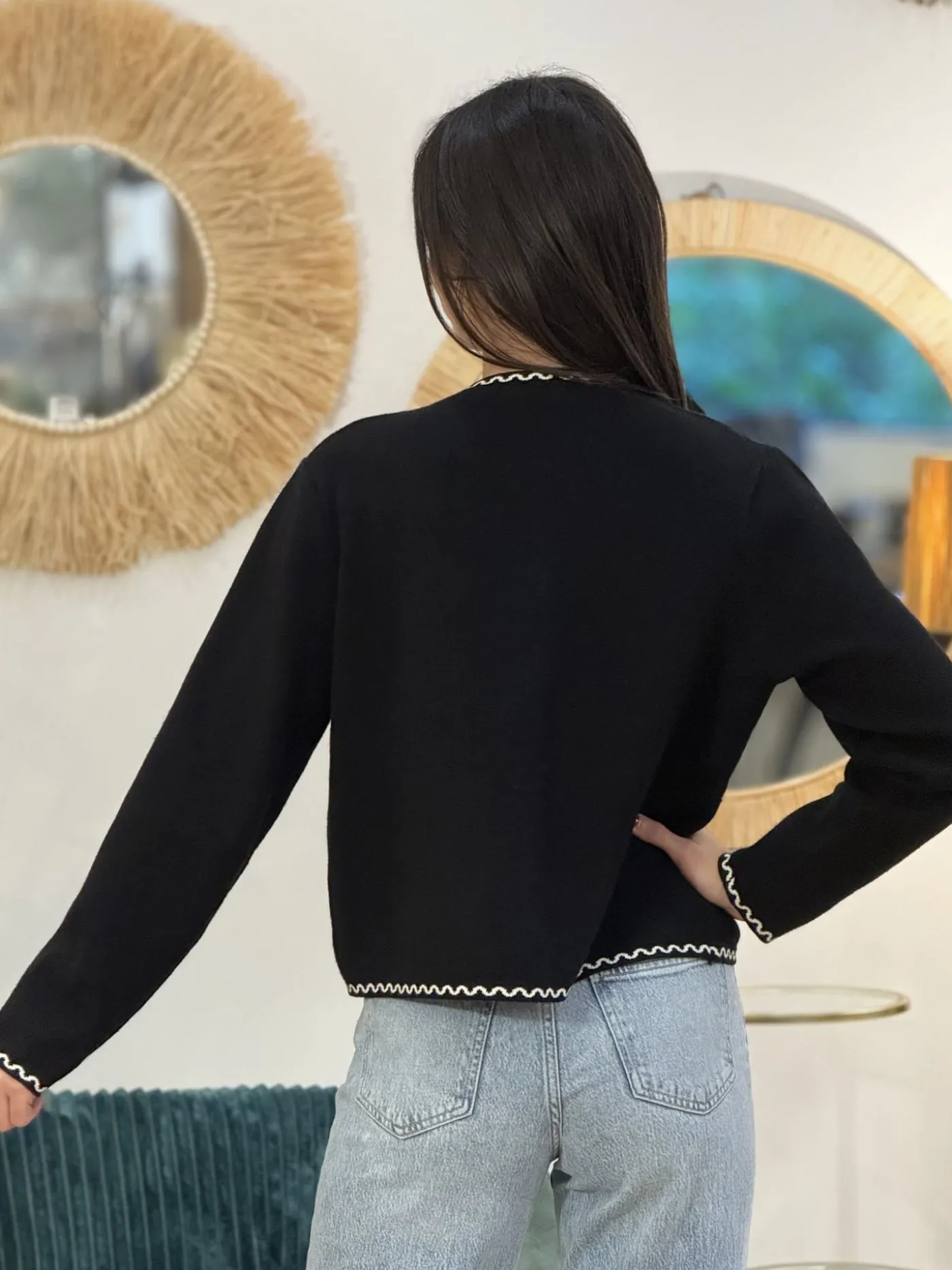 Mademoiselle Marcelle Gilets Et Pulls*Gilet Axelle