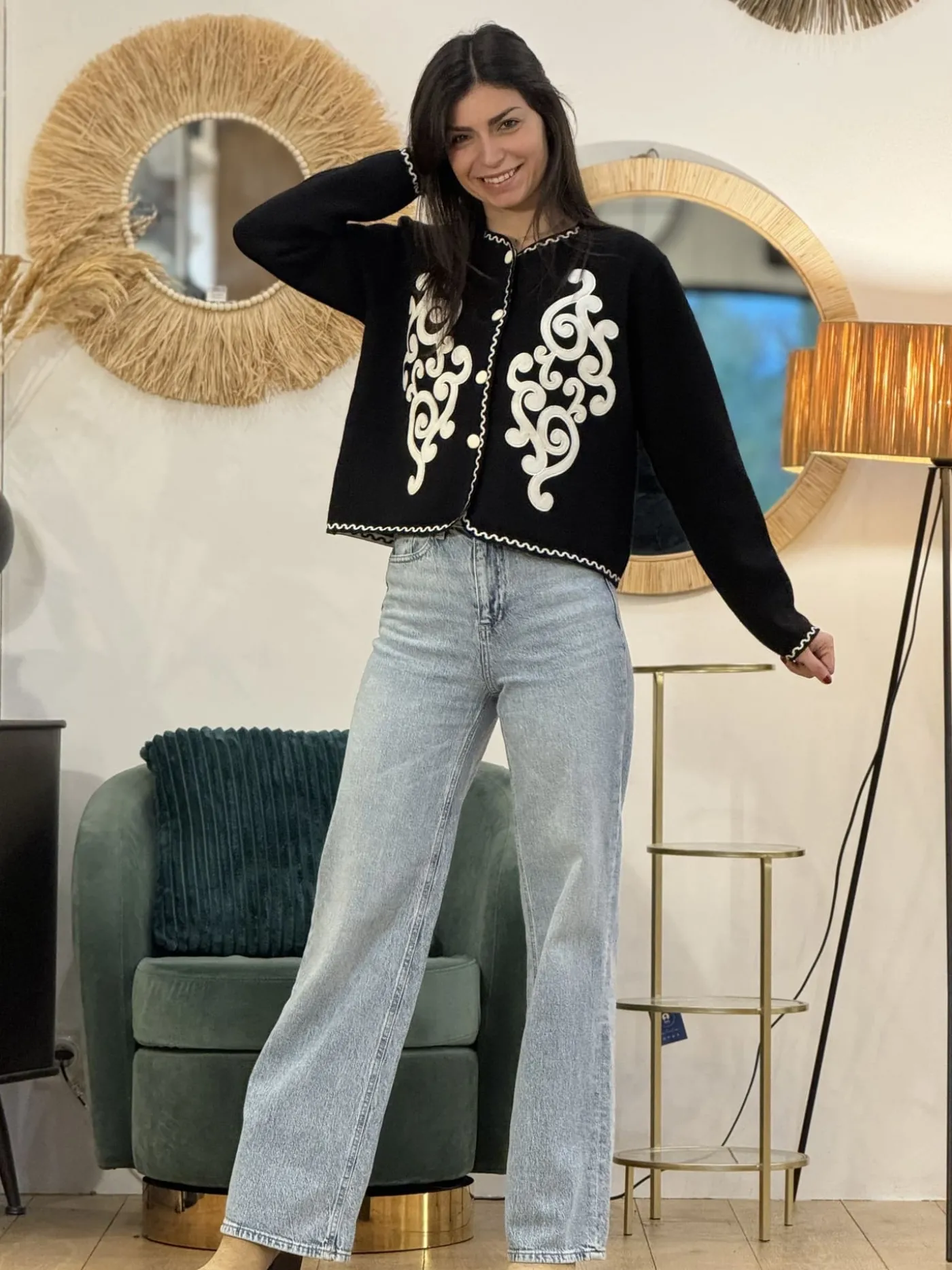 Mademoiselle Marcelle Gilets Et Pulls*Gilet Axelle