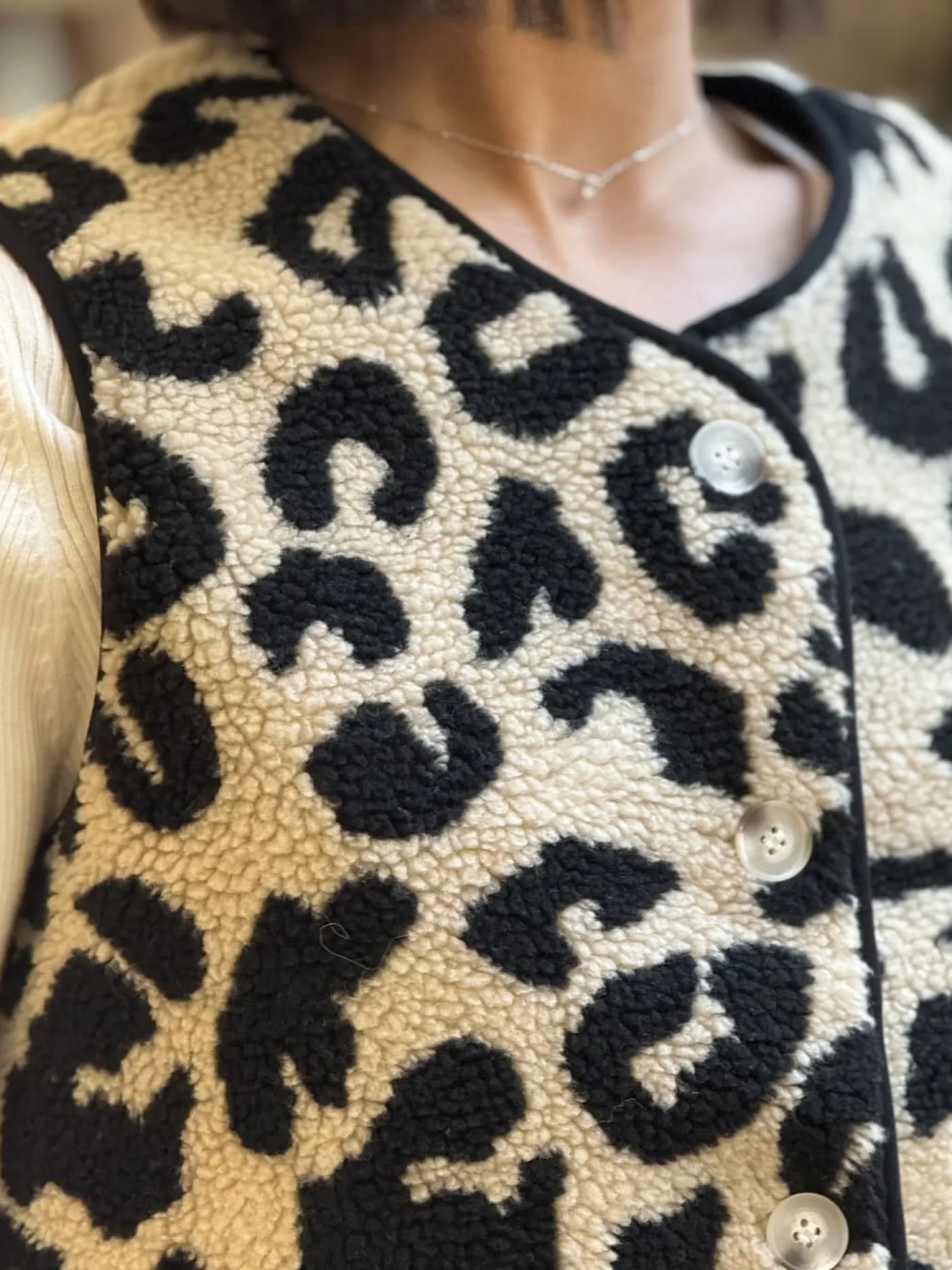 Mademoiselle Marcelle Curvy ❤️ | Léopard ??*Gilet Diamantine