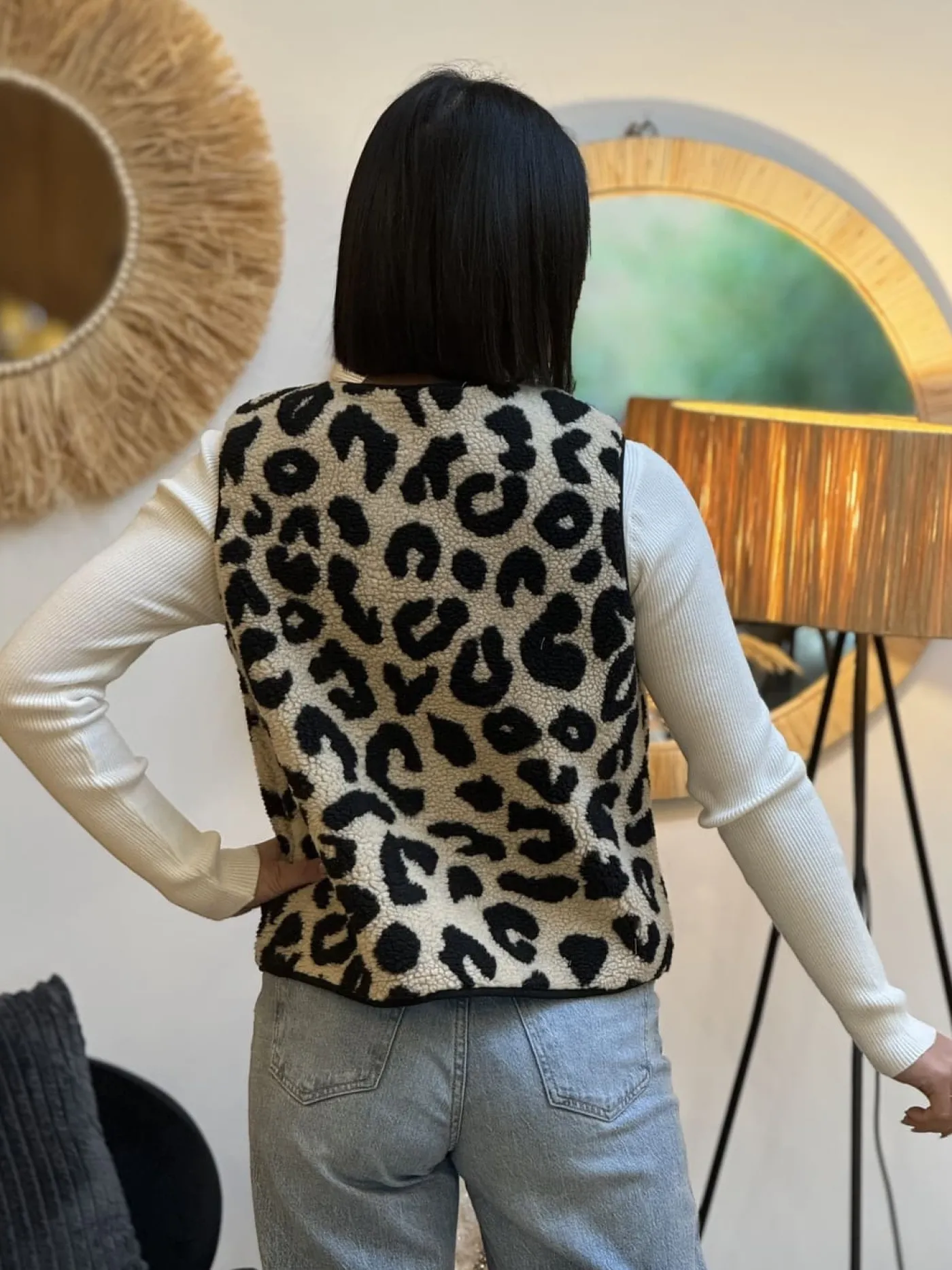 Mademoiselle Marcelle Curvy ❤️ | Léopard ??*Gilet Diamantine