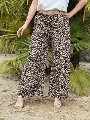 Mademoiselle Marcelle Léopard ?? | Pantalons Et Combinaisons*Pantalon Salomé