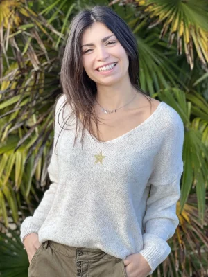 Mademoiselle Marcelle Gilets Et Pulls*Pull Diamantine