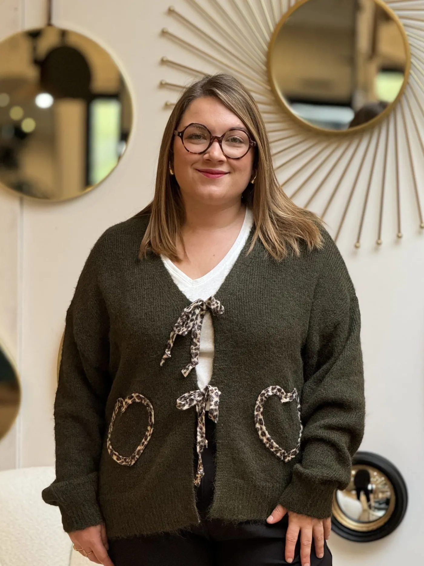 Mademoiselle Marcelle Curvy ❤️ | Léopard ??*Pull Peggy