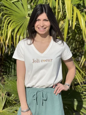 Mademoiselle Marcelle Tee-Shirts*Tee shirt Joli Coeur